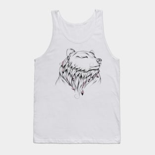 Poetic Bear Pink Tank Top